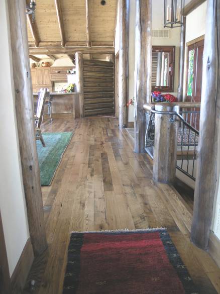 Antique Oak Skip-Planed Flooring